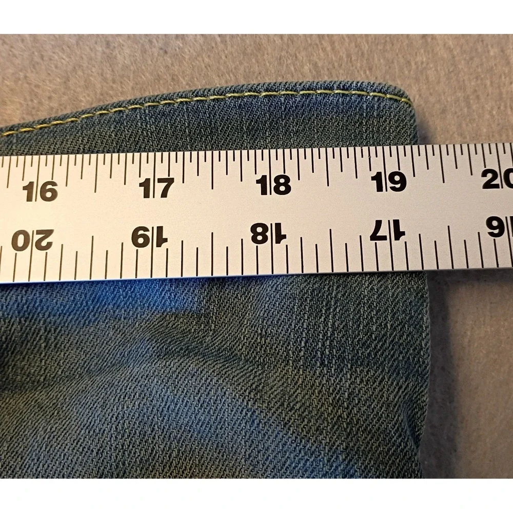 Levis 511 Jeans Mens 38x30 Blue Denim Slim Straight‎ Fit Light Wash Denim Faded